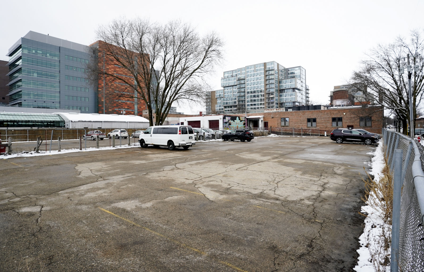 East Washington Avenue development proposal; - parking lot